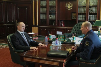 Дубровский встретился с новым руководителем регионального ГУФСИНа
